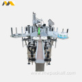 fully automatic two sides plastic bottle labeling machine /adhesive sticker double sides label machine